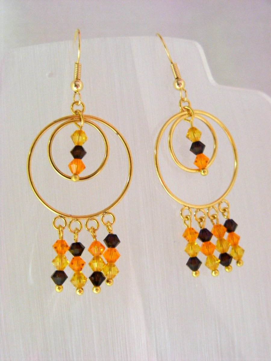 Seconds Sunday Chocolate and Citrus Earrings