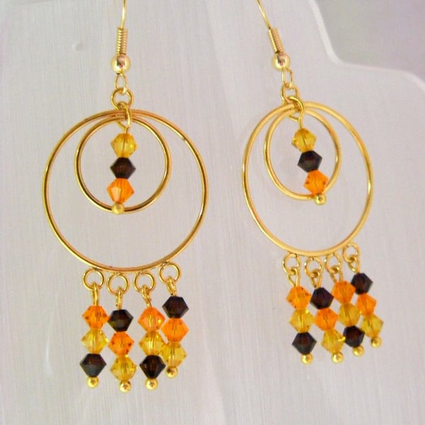 Seconds Sunday Chocolate and Citrus Earrings