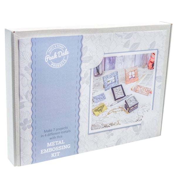 7 Project Complete Metal Embossing Starter Kit, UK Made Craft Kit