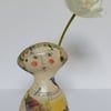 Figurative ceramic vase 