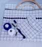Cross Stitch, Embroidery Project Bag and Accessory Purse 