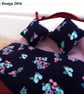 1:12 Scale Heather & Flower Pattern Dolls House Bedding Set - Image 4