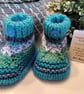 Gender Neutral Booties -Shoes 0-6 months size  - Image 3