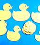 18 x duck  card toppers