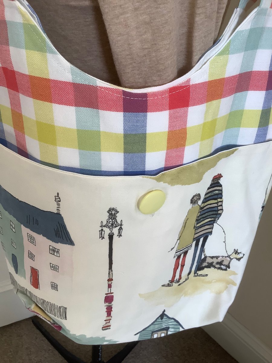 Holiday themed tote bag 