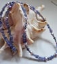 Designer AA Gade Tanzanite Nugget, Freshwater Pearl Sterling Silver Necklace - Image 5