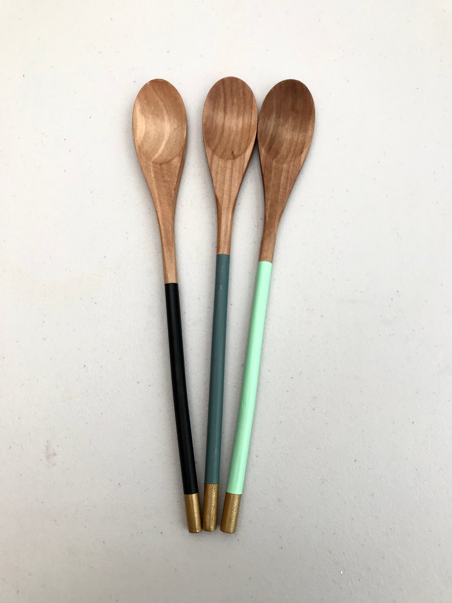 Hand painted wooden spoons 