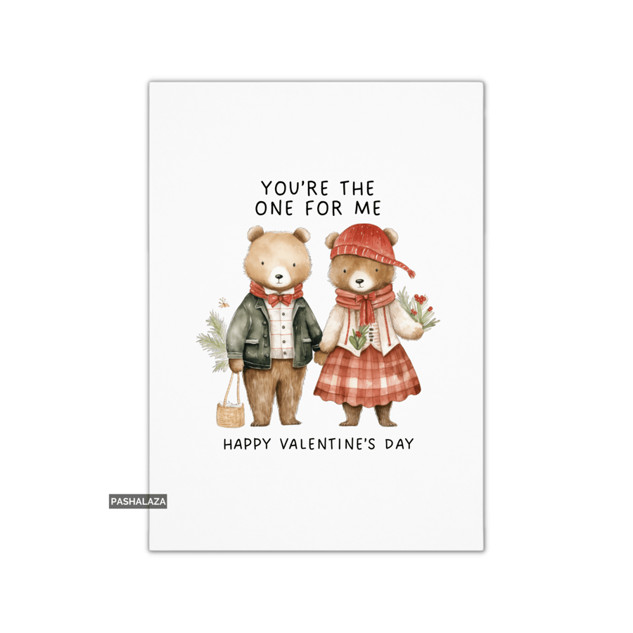 Funny Valentine's Day Card - Unique Unusual Greeting Card - One For Me