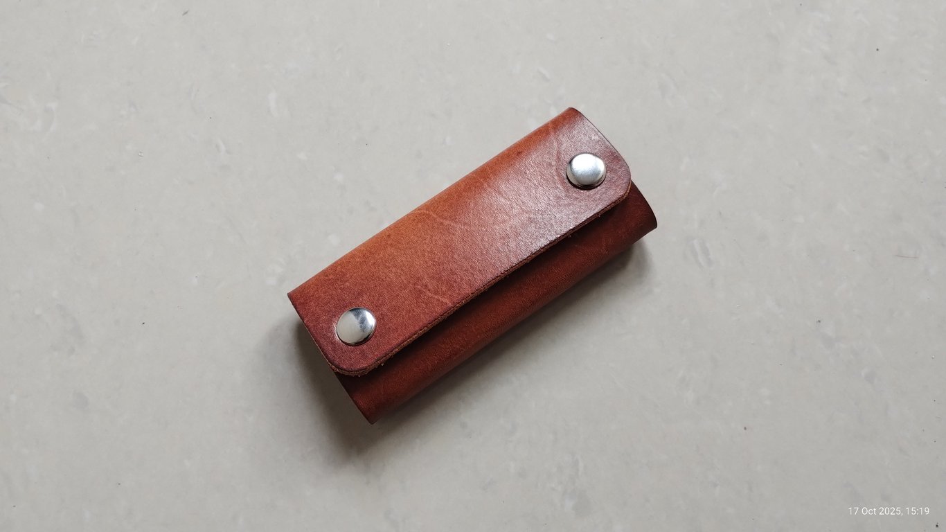 Hand Made Leather Key Wallet Organiser Holder Full Grain