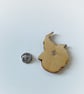 Halloween pumpkin pin badge floral brooch Wood resin jewelry lapel pin Backpack - Image 5