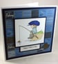 Handmade Father's Day card - the fisherman - Image 3
