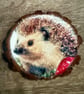 Wooden Disc Christmas Coaster 