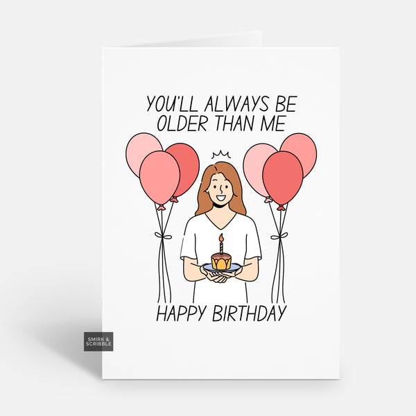 Unique Funny Birthday Card For Him Or Her 