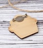 Apple cupcake brooch hand burned using pyrography. - Image 4