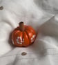Set of 3 decorative pumpkin ornaments - Autumn Floral Home Decor - Image 5
