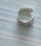 Sterling Silver 925 Circle Pattern Earcuff Artisan Jewellery - Image 5