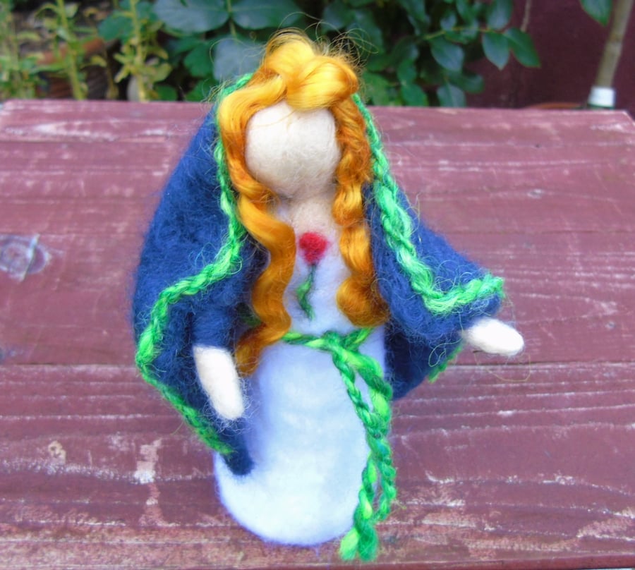 Beira - Queen of Winter - Needle felt doll