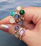 Adjustable Lapis Lazuli ring. September birthstone - Image 8