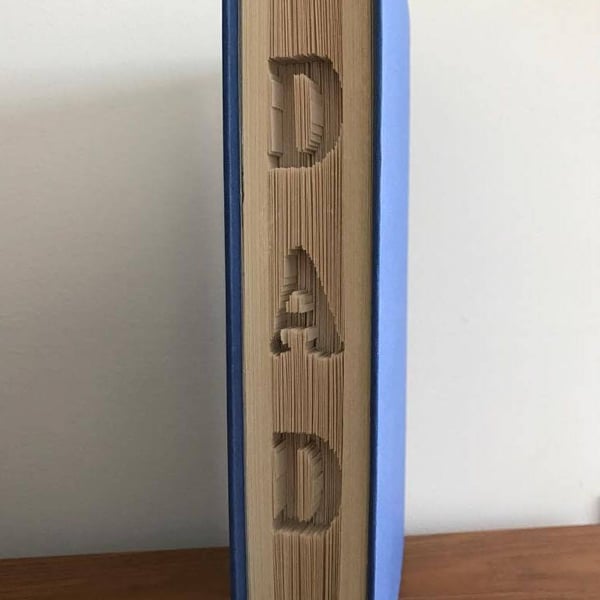 DAD Downwards CUT & FOLD Book folding Pattern -  EMAILED PDF PATTERN