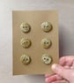 Handmade Buttons, Pack of 6 ceramic buttons - Image 5