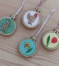 Hare Mini Embroidery Hoop Hanging Decoration  - Image 4