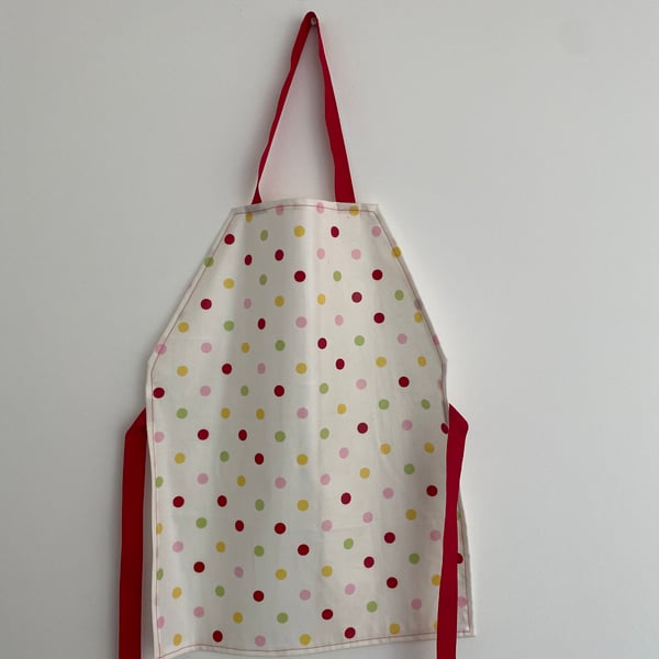 Children's Spotty Apron (129A)