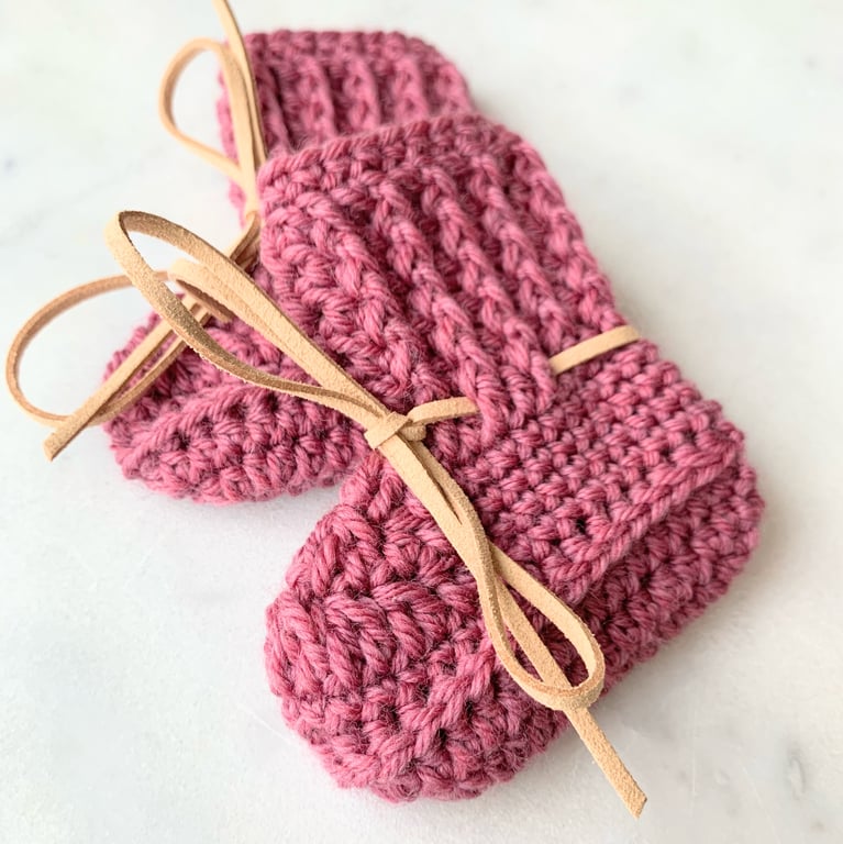 Classic Booties Merino Wool Hushed Rose