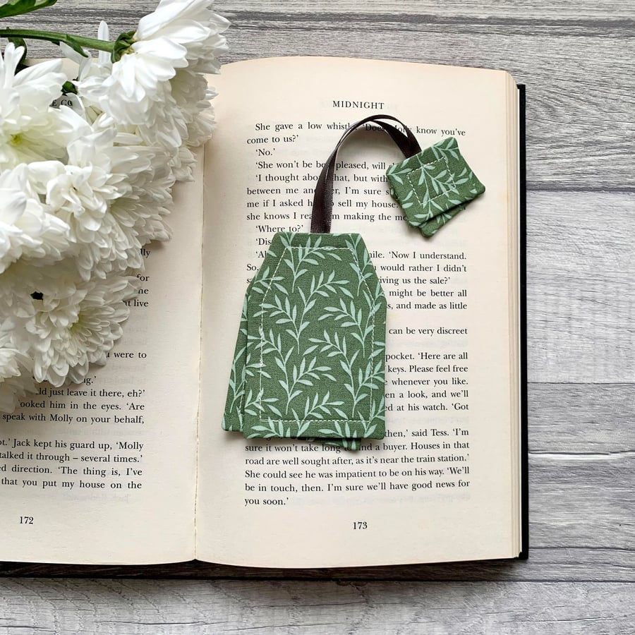 Tea bag bookmark, bookish tea gifts