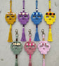 Handcrafted Crochet Sugar Skull Bag Charm – Día de los Muertos Collection - Image 3