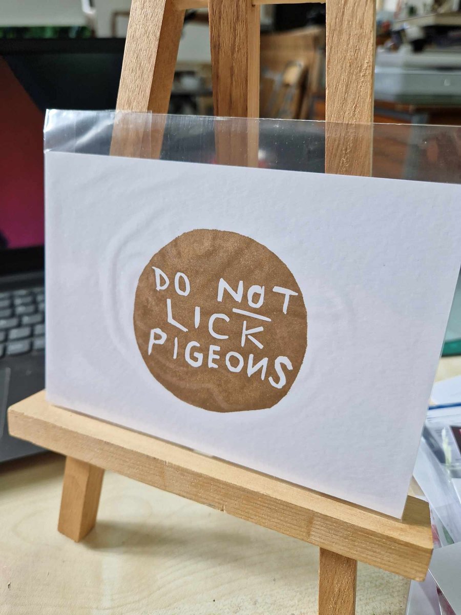 Exhibition postcard. Hand printed. Number 19.