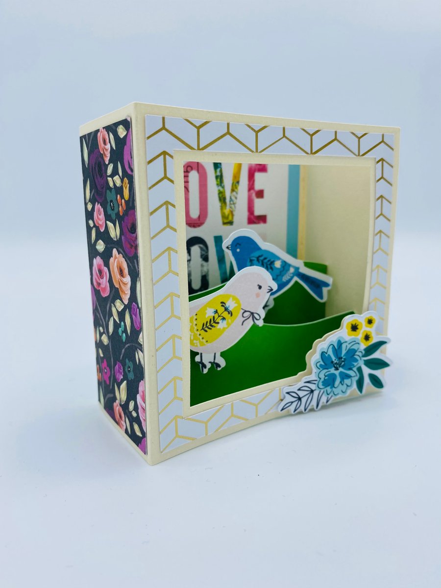 SALE Shadow Pop Up Box Card 