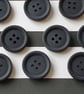  23mm 36L Classic 4 hole button NAVY matt finish - Image 3