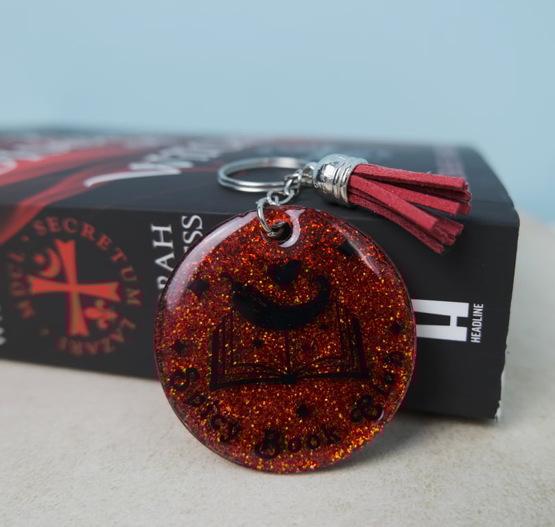 Spicy Book Club Keyring