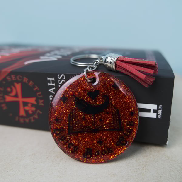 Spicy Book Club Keyring