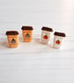 NEW Mini pumpkin latte earrings - choose your style - Image 1