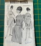 60s Raglan Sleeve Princess Seam Dress Womans Weekly B306 Sewing Pattern 34" Bust