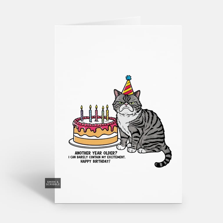 Unique Funny Birthday Card For Him Or Her 