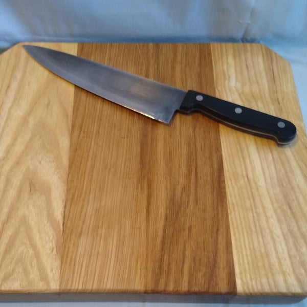 Solid Ash and Oak chopping board 