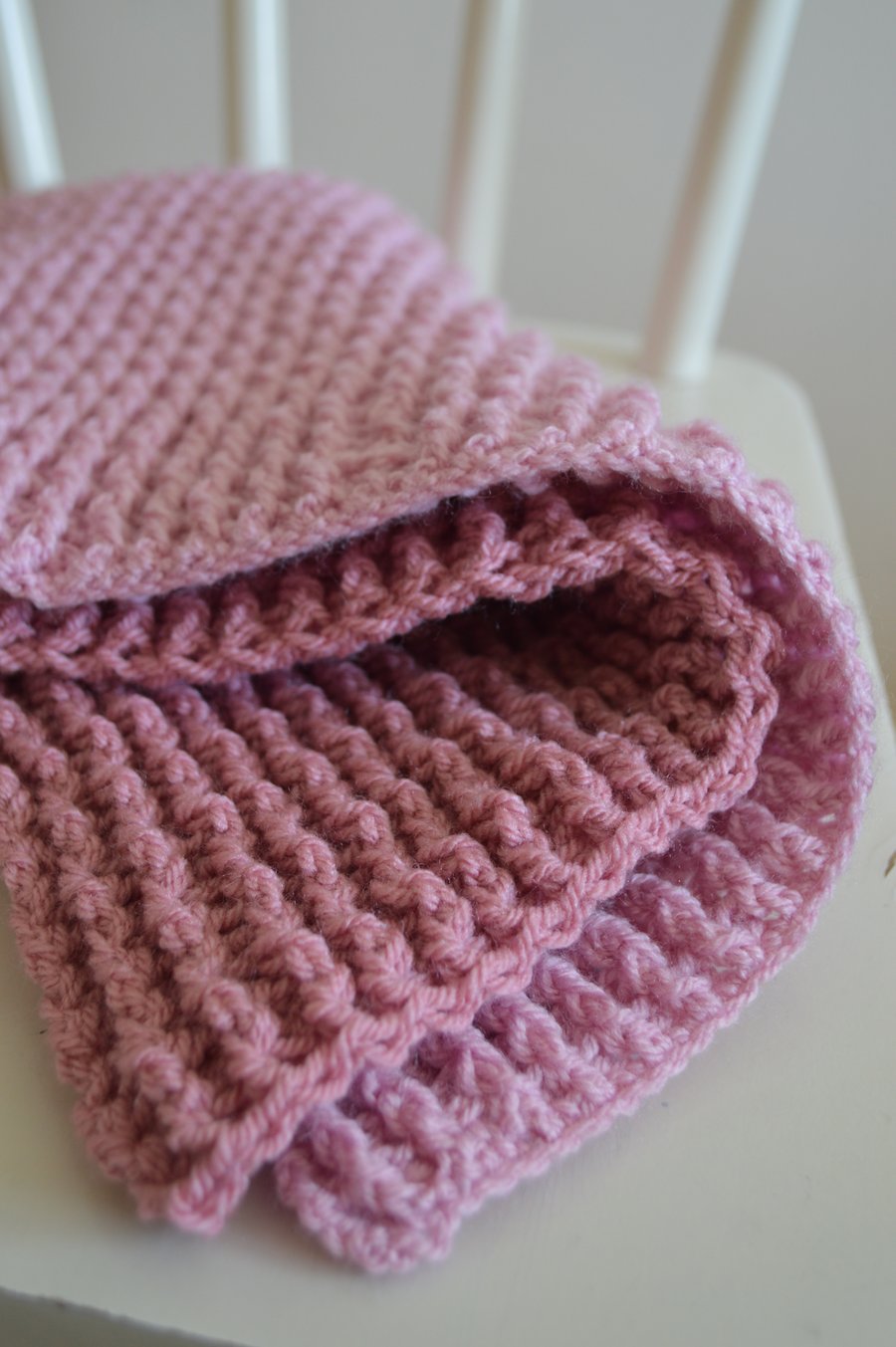 Pink Baby blanket, baby blanket, crochet blanket, pushchair blanket