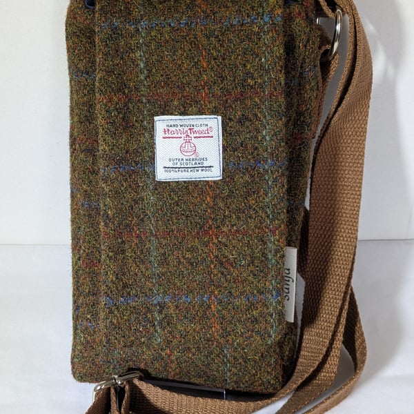 Harris Tweed Cross body mobile bag 