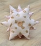 Fabric Christmas Tree Table Decoration with Snowflake design - Image 4