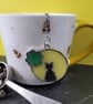 Tea Strainer With Cat & Clover