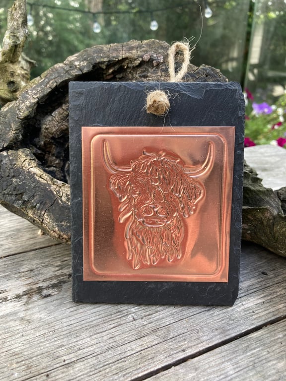 Cute Little Highland Cow Hanging