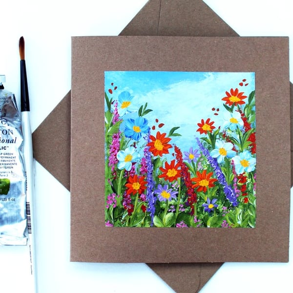 Original Art - Greetings card "Cottage Garden (Ref No 149)