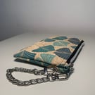 Ginkgo Wristlet - Handcrafted from Natural Cork Fabric
