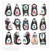 Pack of 12 'Merry Penguins' Christmas Cards