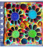 Sketchbook Spiral Bound Square 4 x 4 inches Free Machine Embroidery Cover
