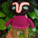 Mr. Atomic Brain collectible crocheted doll, toys for grownups