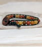 Autumn gemstone and leather bracelet, unisex bracelet  - Image 5