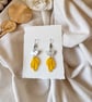 Whimsical Floral Drop Earrings - Image 6